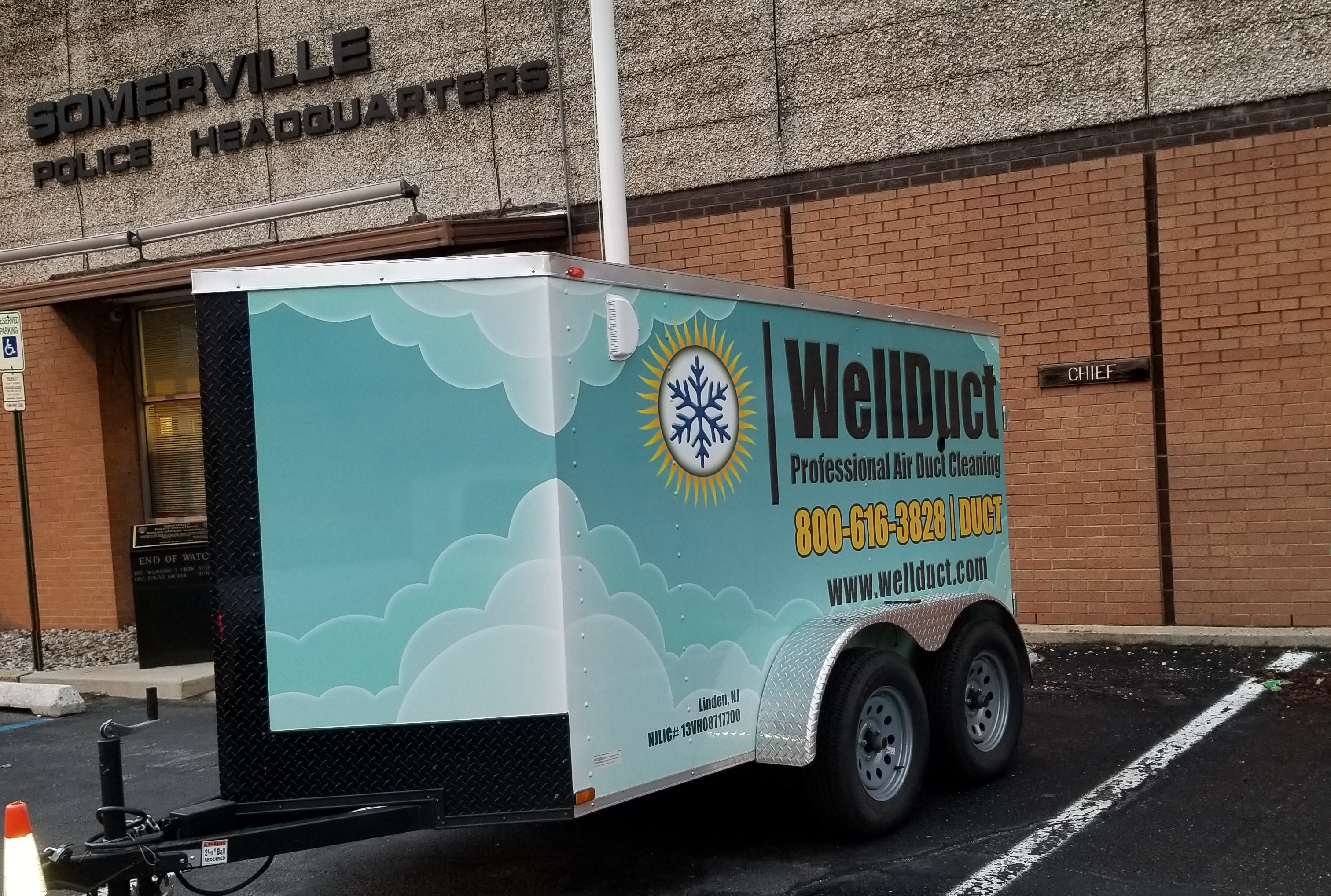 Somerville NJ Police Department HVAC Air Duct Cleaning